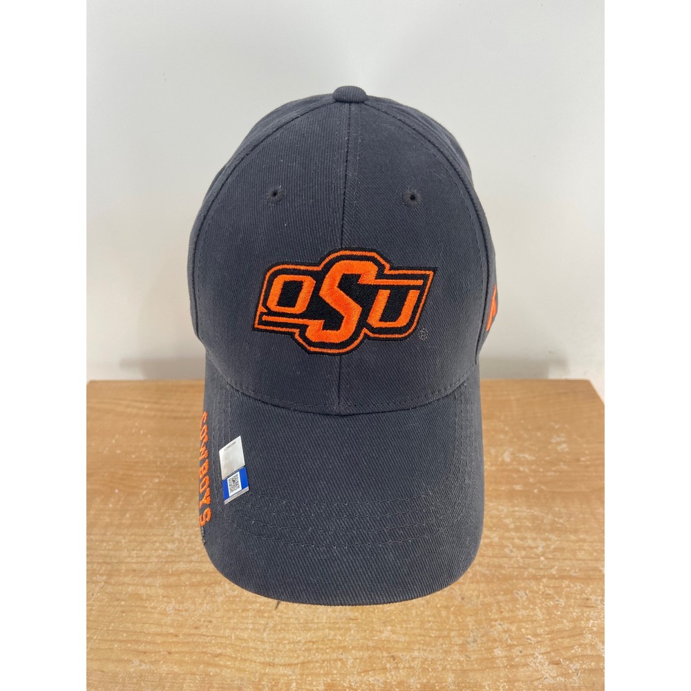 Russell Athletic Oklahoma State OSU Cowboys Hat Charcoal Gray Orange Strapback
